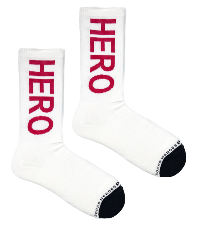 Heroes on Socks Sport icon red