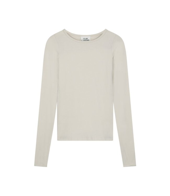 Club L'avenir Kaz rib top l/s stone