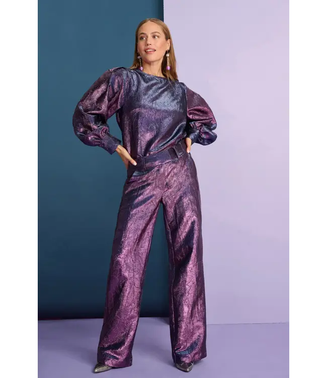 POM Amsterdam Stardust pant violet purple