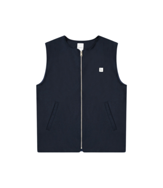 Goodpeople Jbody navy bodywarmer boiled wool