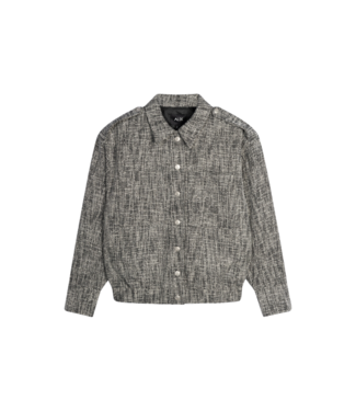 Alix the Label Boucle jacket black white