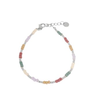 Label Kiki Arabian rainbow bracelet silver
