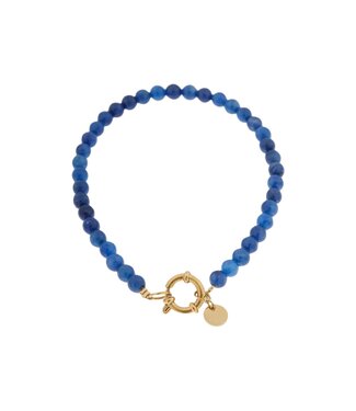 Label Kiki Royal blue bracelet gold