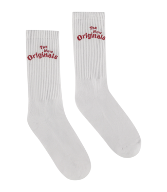 The New Originals Workman socks white barbados cherry