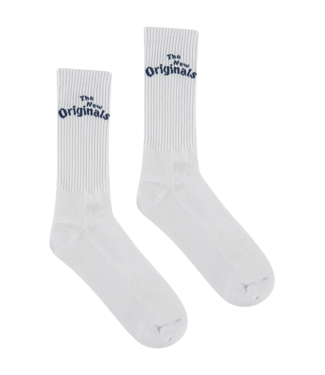 The New Originals Workman socks white stock navy