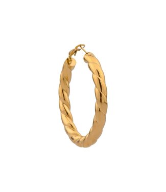 Label Kiki Knotbound hoop gold