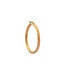 Label Kiki Big twisted rope hoop gold