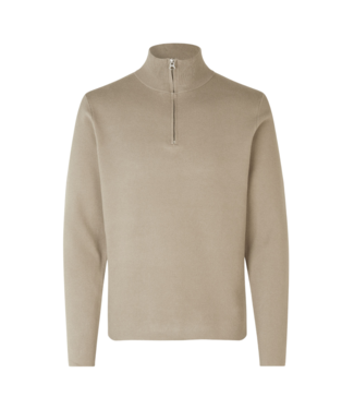 Samsoe Samsoe Gunan turtle neck zip pure cashmere