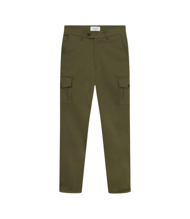 Les Deux Como Cotton Cargo Suit Pants Olive Night LDM510126-522522