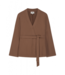 Club L'avenir Rhona kimono sweat burgundy 2055406-54