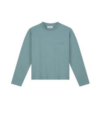 Olaf wmn outline logo ls sky blue