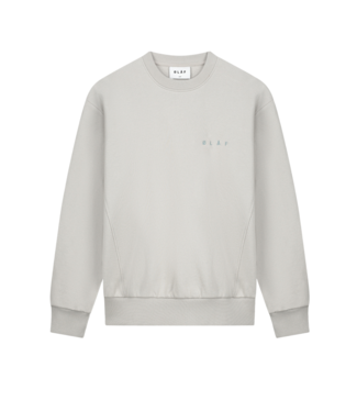 Olaf wmn face chainstitch crewneck cement