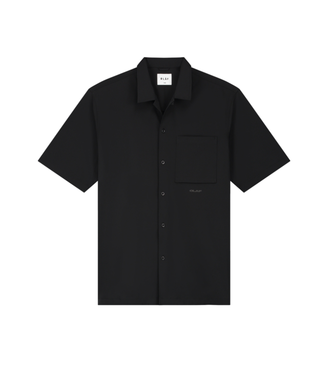 Olaf Nylon ss shirt black