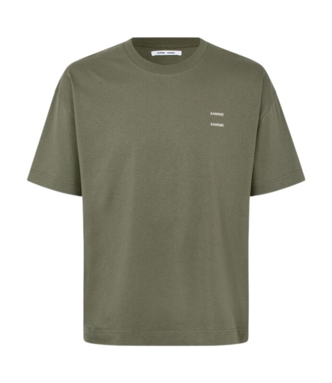 Samsoe Samsoe joel t-shirt 11415 dusty olive