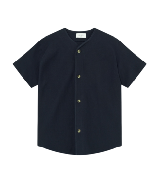 Les Deux Barry baseball jersey ss shirt dark navy