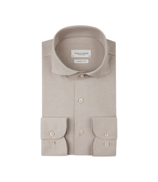 Profuomo Japanese knit shirt beige