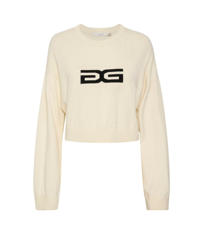 Gestuz Aya cropped pullover egret 10908986-110103