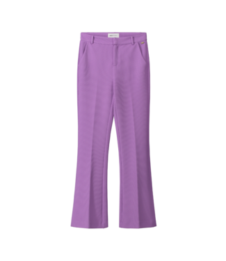 POM Amsterdam pants pique flare purple