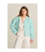 POM Amsterdam  jacket quilted aqua blue blue