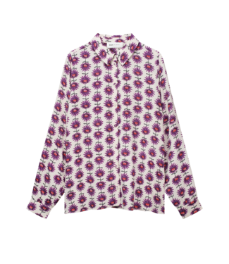 POM Amsterdam blouse  mila flower ecru multi colour