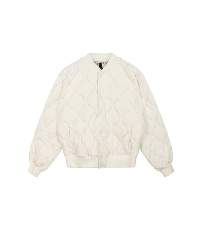 10Days Quilted bomber jacket ecru 20-850-4201-1002