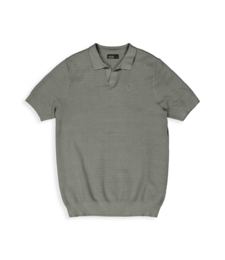 Butcher of Blue Lt Structure polo shirt dk. delphi green