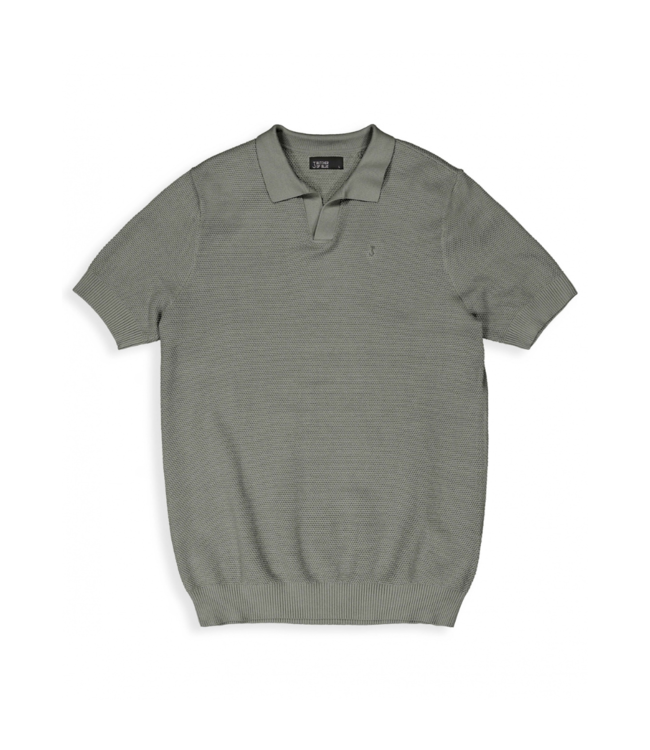 Butcher of Blue Lt Structure Polo Dk. Delphi Green M2416005-791