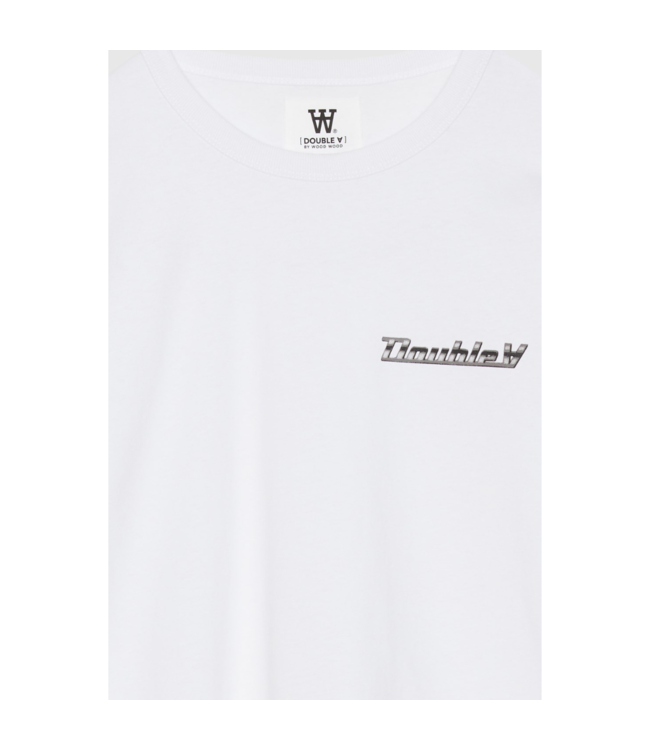 Wood Wood Mel Chrome Baseline LS T-Shirt white 10295709-2222-0001