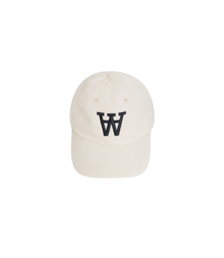 Wood Wood Eli embroidery cap off white