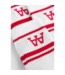 Wood Wood Con 2-pack socks white red 10009201-9517-0029