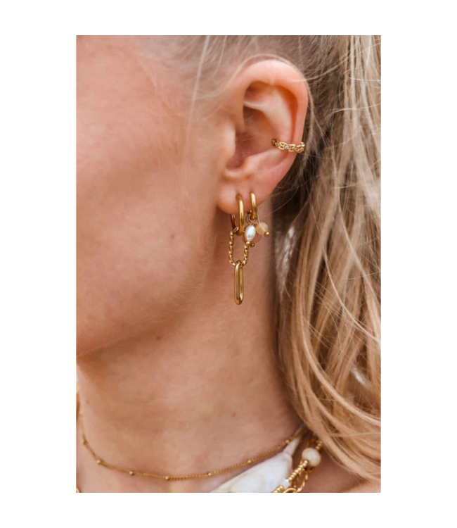 Label Kiki King george hoop gold KSH1911-GOLD