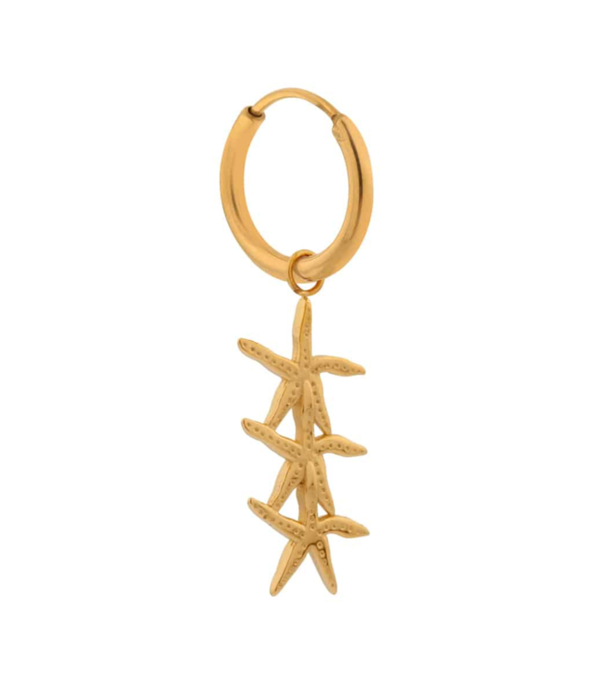 Label Kiki You're my seastar hoop gold KSH1961-GOLD