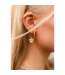 Label Kiki Hidden pearl hoop gold KSH1941-GOLD