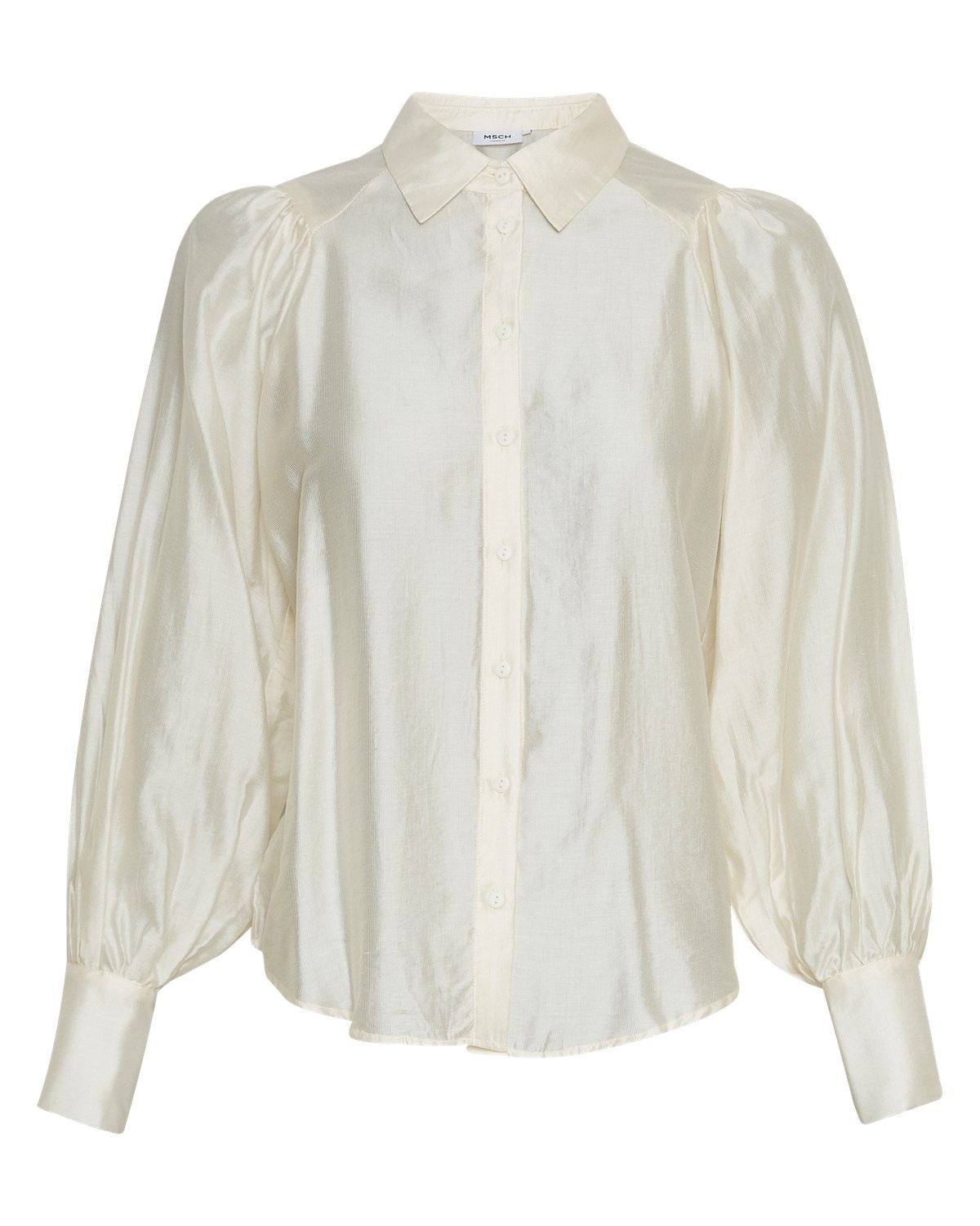 MSCH Copenhagen mschvarsha romina shirt egret - NewStyle.nl