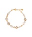 Label Kiki White beach bracelet gold KSA2331-GOLD