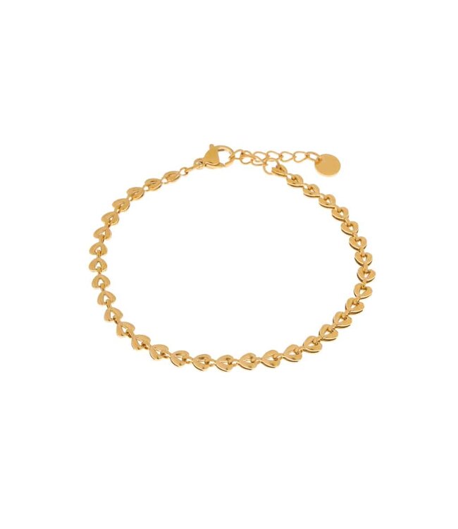 Label Kiki Baby shell bracelet gold KSA2151-GOLD