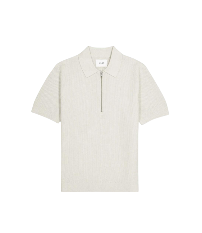 NN.07 Hansie SS Zip 6600 Ecru 2426600622-020