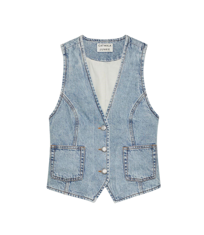 Catwalk Junkie Daise gilet blue 2402015200-300