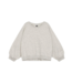 10Days Balloon sleeve knit sweater white grey melee 20-812-4201-4024