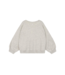 10Days Balloon sleeve knit jumper white grey melee 20-812-4201-4024
