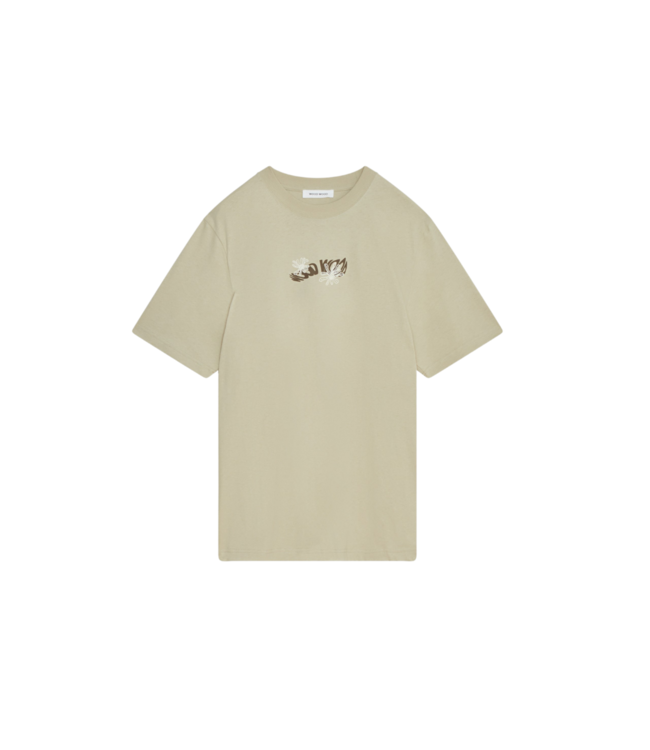 Wood Wood Bobby Flowers T-shirt taupe beige