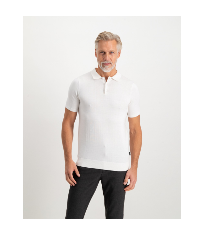 Saint Steve Chris polo s/s white