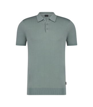 Saint Steve Chris polo s/s silver green