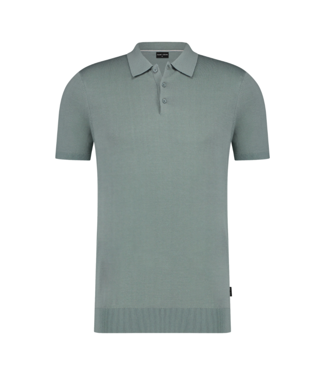 Saint Steve Chris polo s/s silver green 19481-60018