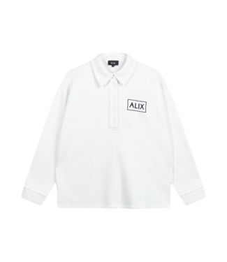 Alix the Label Polo sweat soft white