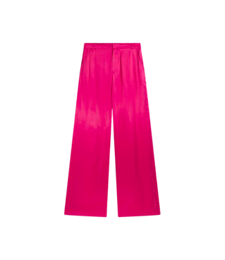 Alix the Label Satin pant magenta pink