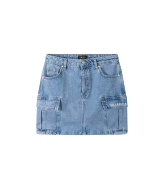 Alix the Label Denim cargo skirt denim blue