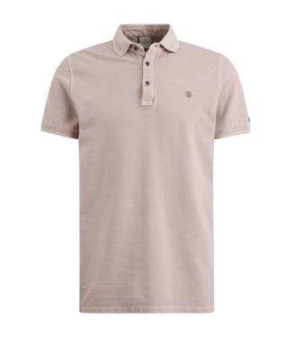 Cast Iron Polo s/s cotton gd pique burnshed lilac