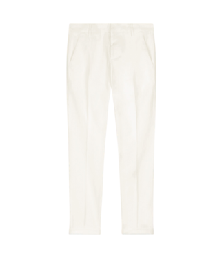 Dondup Gaubert slim-fit gabardine chino off white