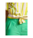 POM Amsterdam Blouse striped lemon yellow SP7805-250